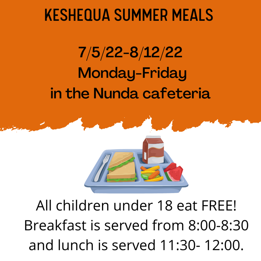 Summer meal program information